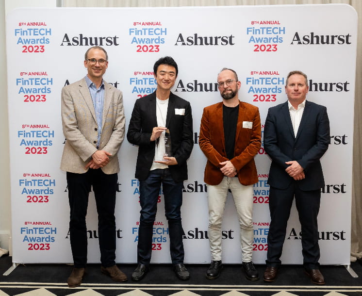 Group of 2023 Ashurst Fintech Awards winners