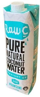 Carton of Raw C Pure Natural Coconut Water