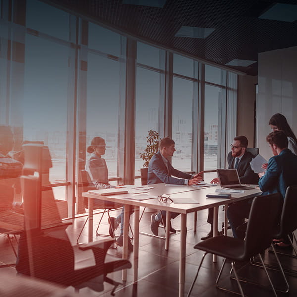 people at meeting table