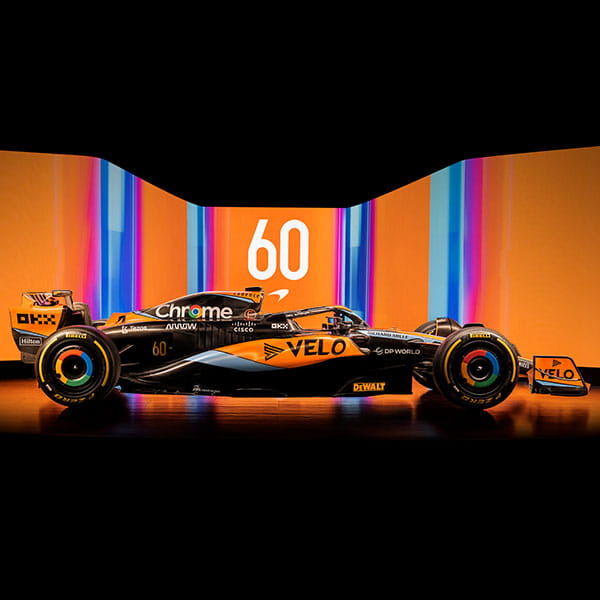 McLaren racing car